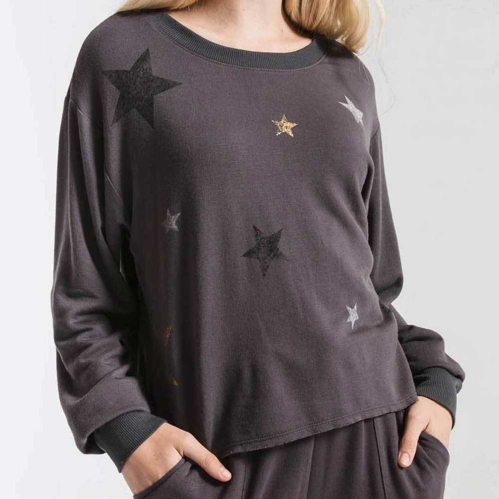 Z Supply The Foiled Star Pullover Size: M